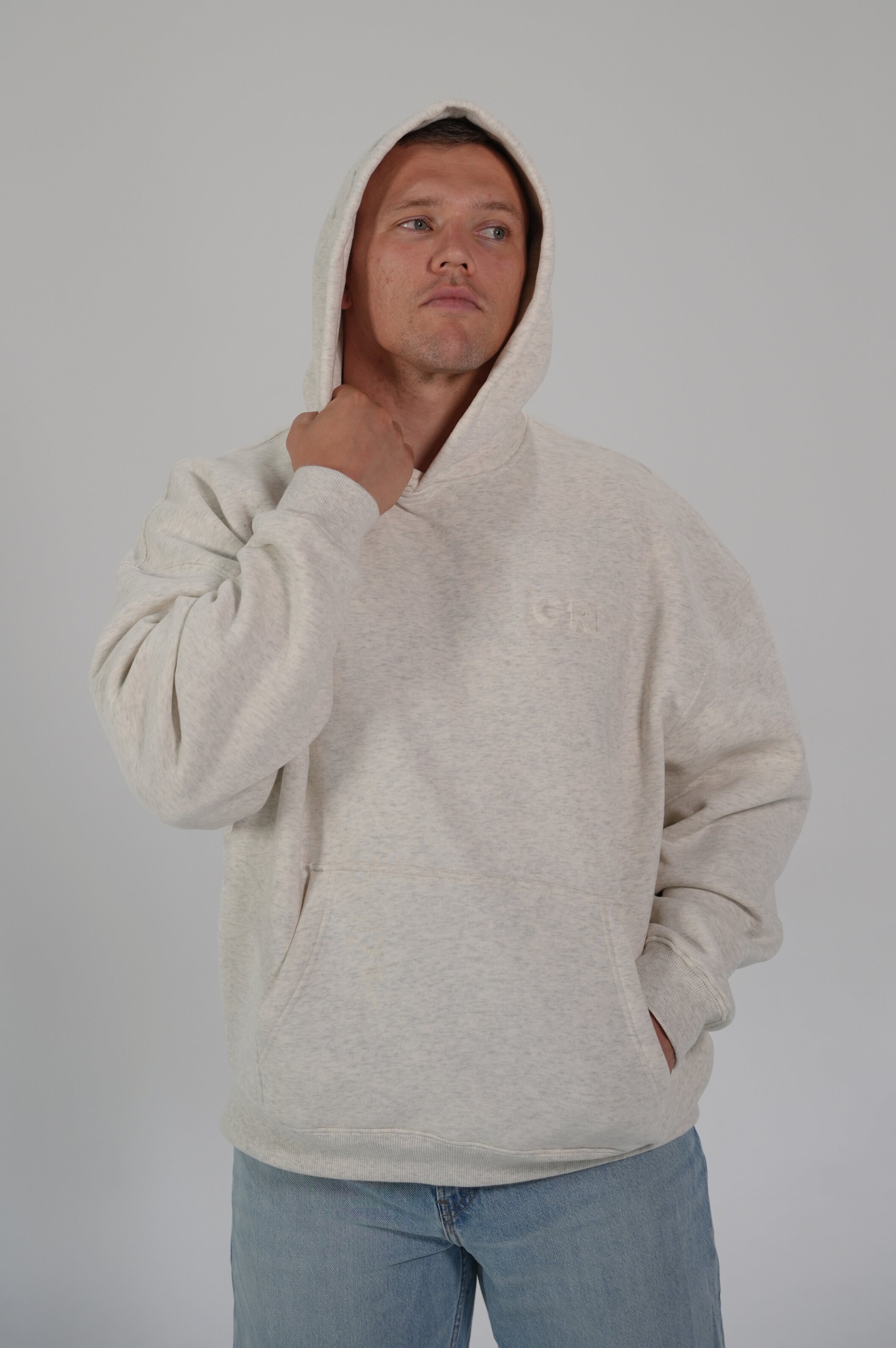 GREY. Hoodie Drop #1 Oatmeal Grey