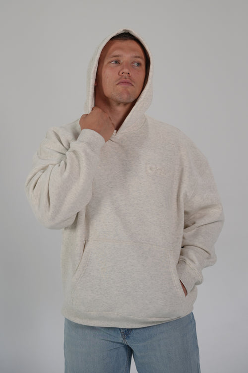 GREY. Hoodie Drop #1 Oatmeal Grey
