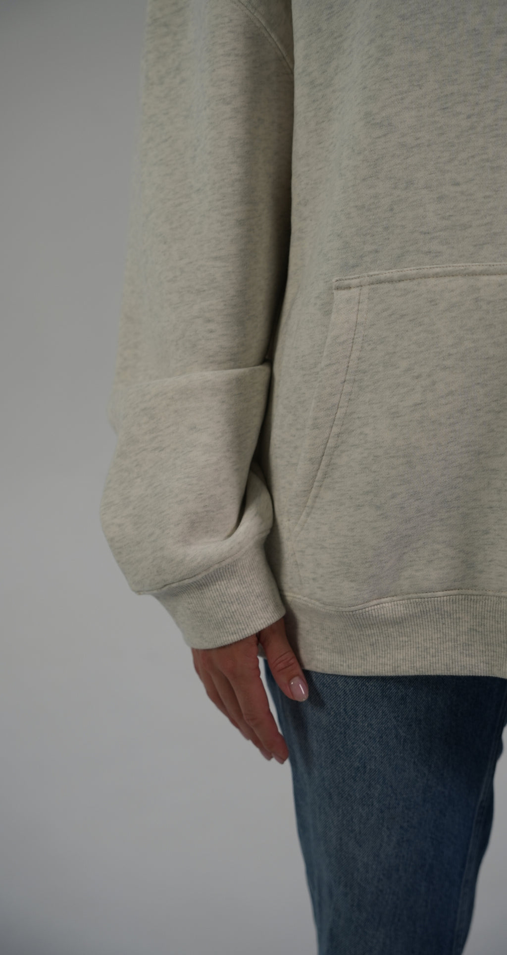 GREY. Hoodie Drop #1 Oatmeal Grey