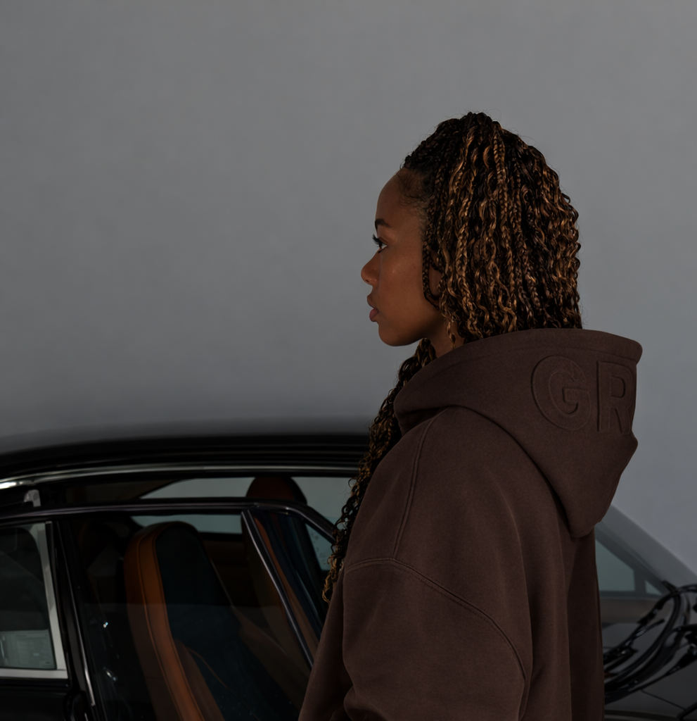 GREY. Hoodie Drop #1 Chocolate Brown