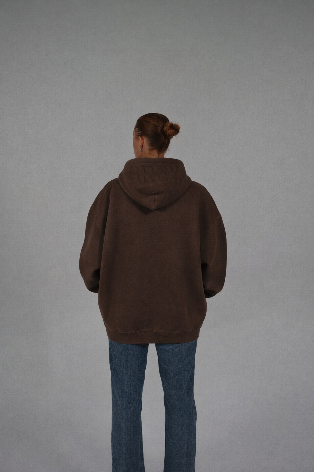 GREY. Hoodie Drop #1 Chocolate Brown