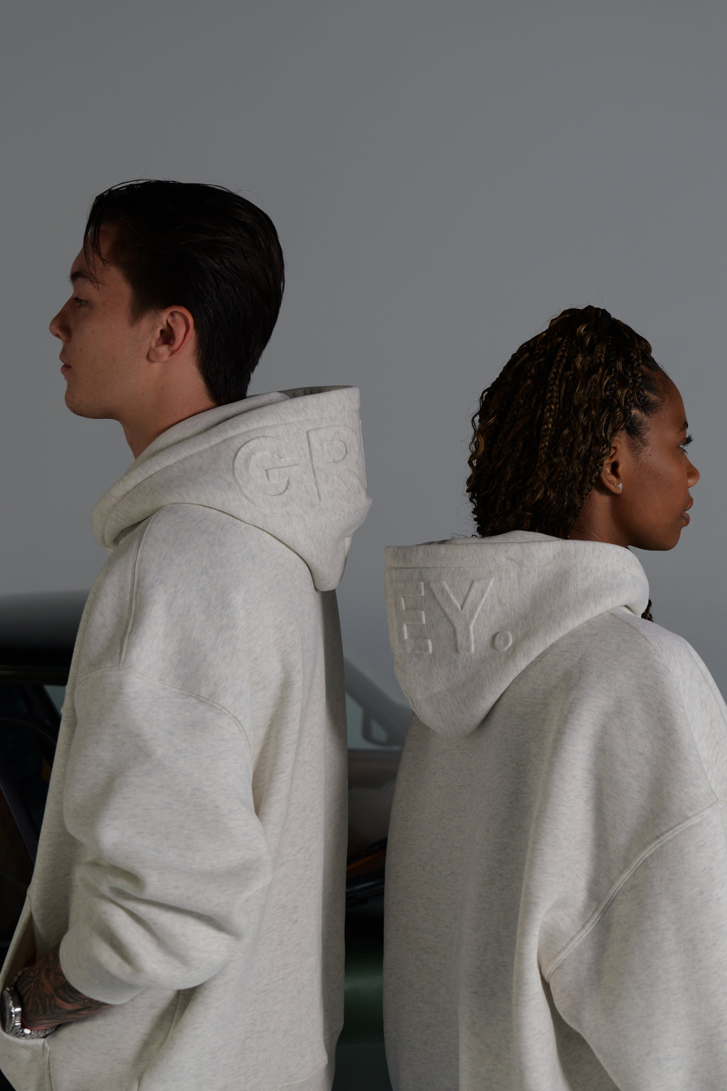 GREY. Hoodie Drop #1 Oatmeal Grey