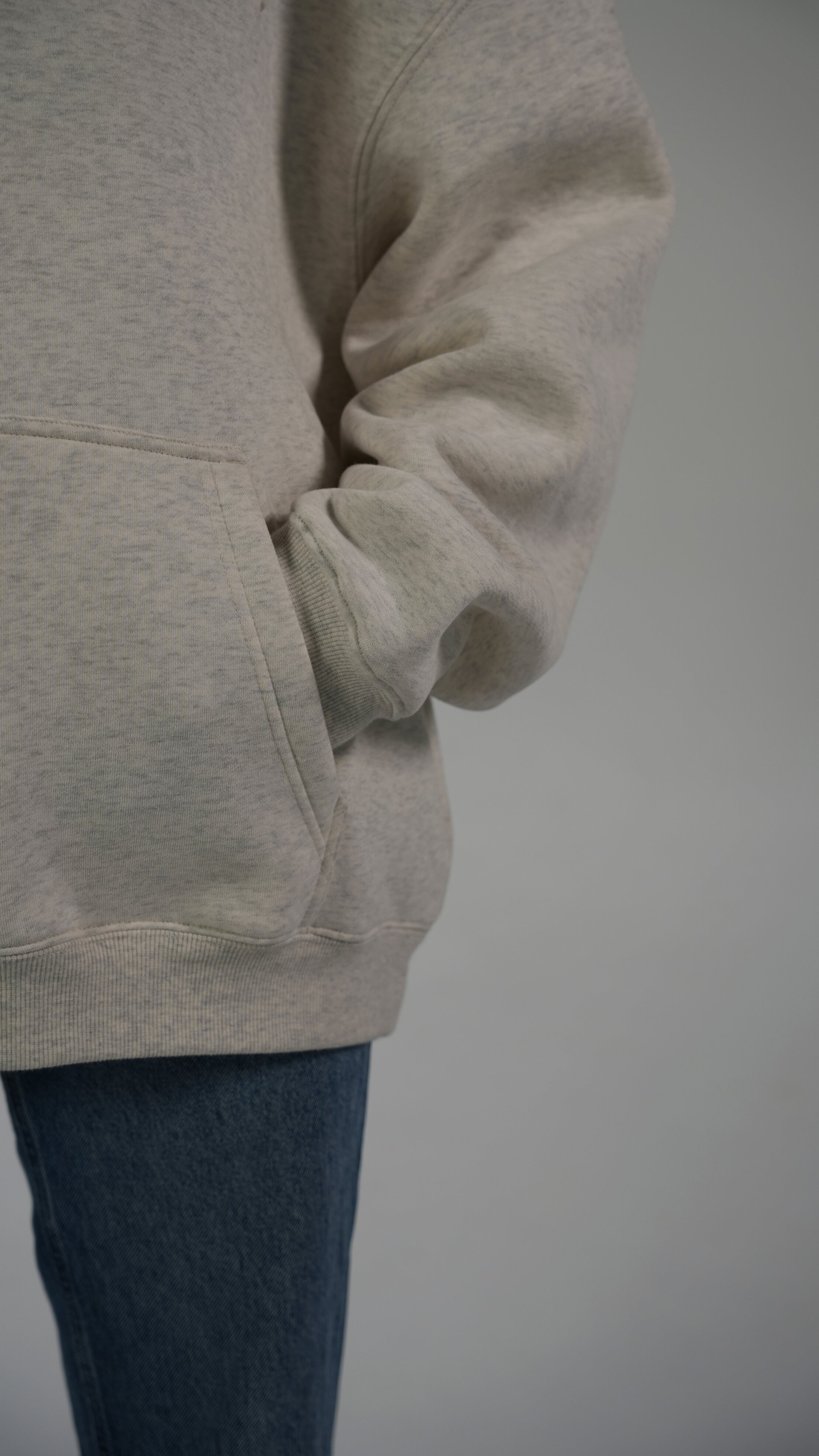 GREY. Hoodie Drop #1 Oatmeal Grey